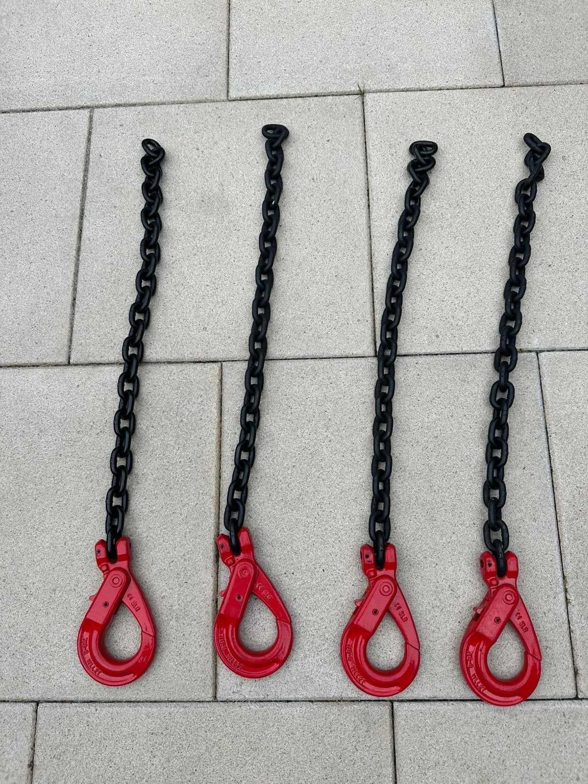 Spanketting met haak. Hijsketting met haak. 4 stuks., Ophalen, Nieuw