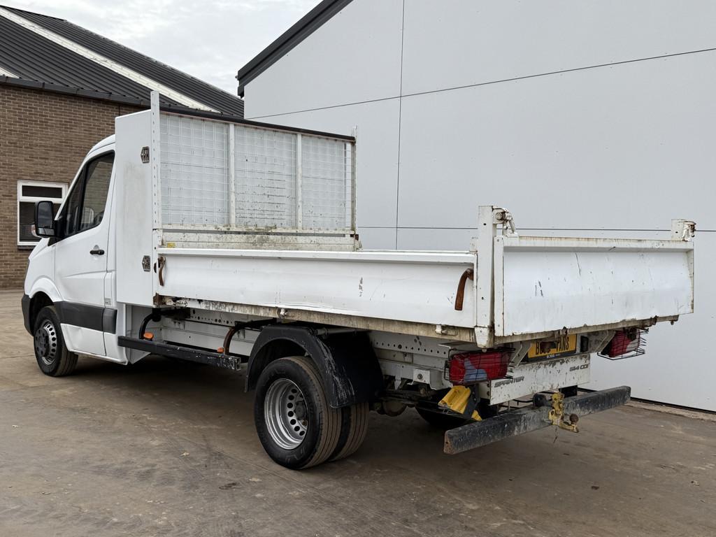 Mercedes-Benz Sprinter 514 2.2 CDI Kipper Open Laadbak Dubbe, Achterwielaandrijving, Gebruikt, Wit, Mercedes-Benz