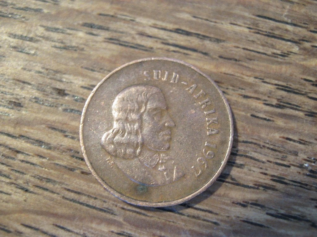 Suid Afrika 1 Cent 1967, Jan van Riebeeck #617, Postzegels en Munten, Ophalen of Verzenden, Zuid-Afrika, Losse munt