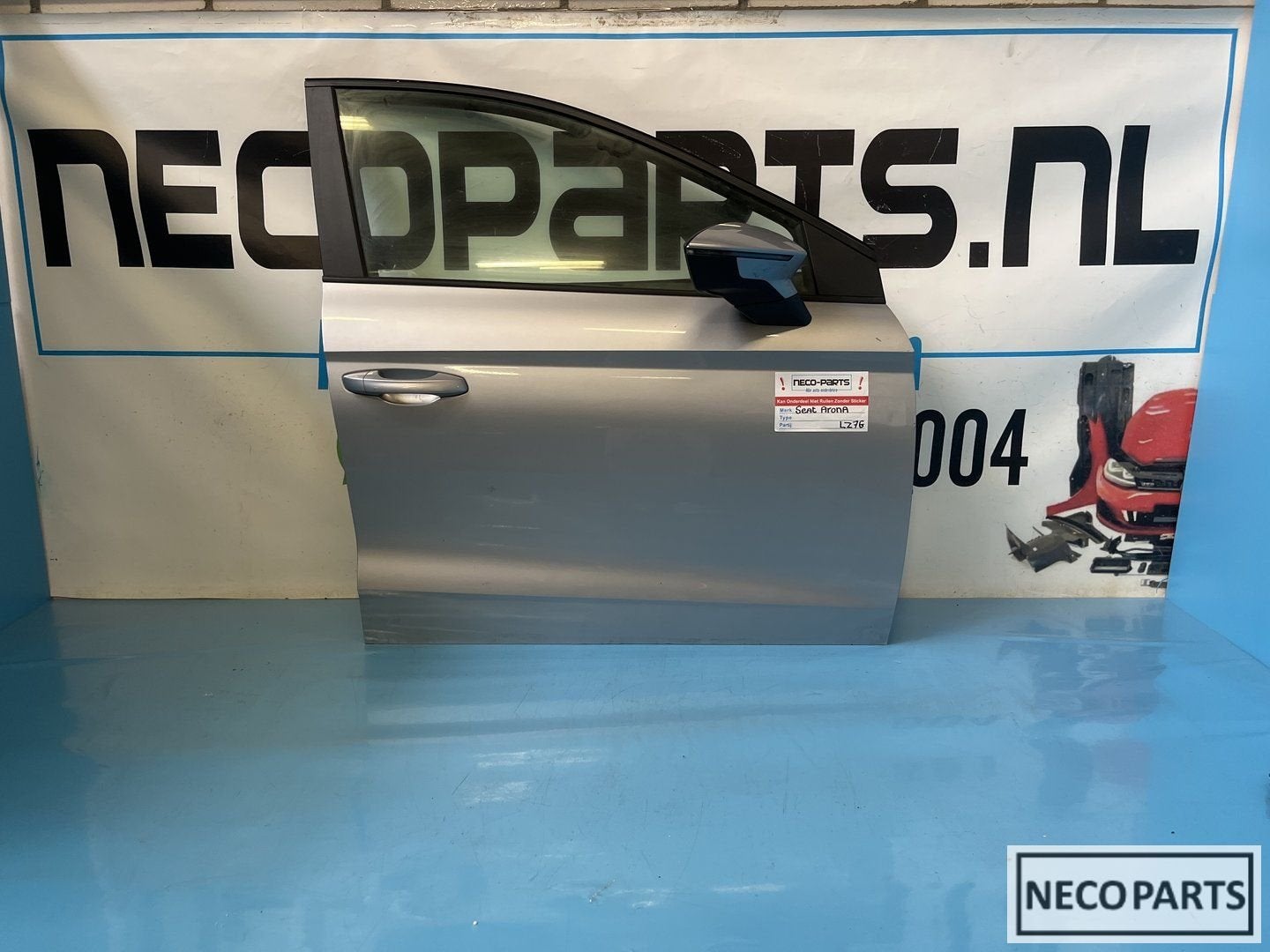 SEAT ARONA VOOR DEUR PORTIER MET SPIEGEL COMPLEET ORIGINEEL, Gebruikt, -, -, Ophalen of Verzenden