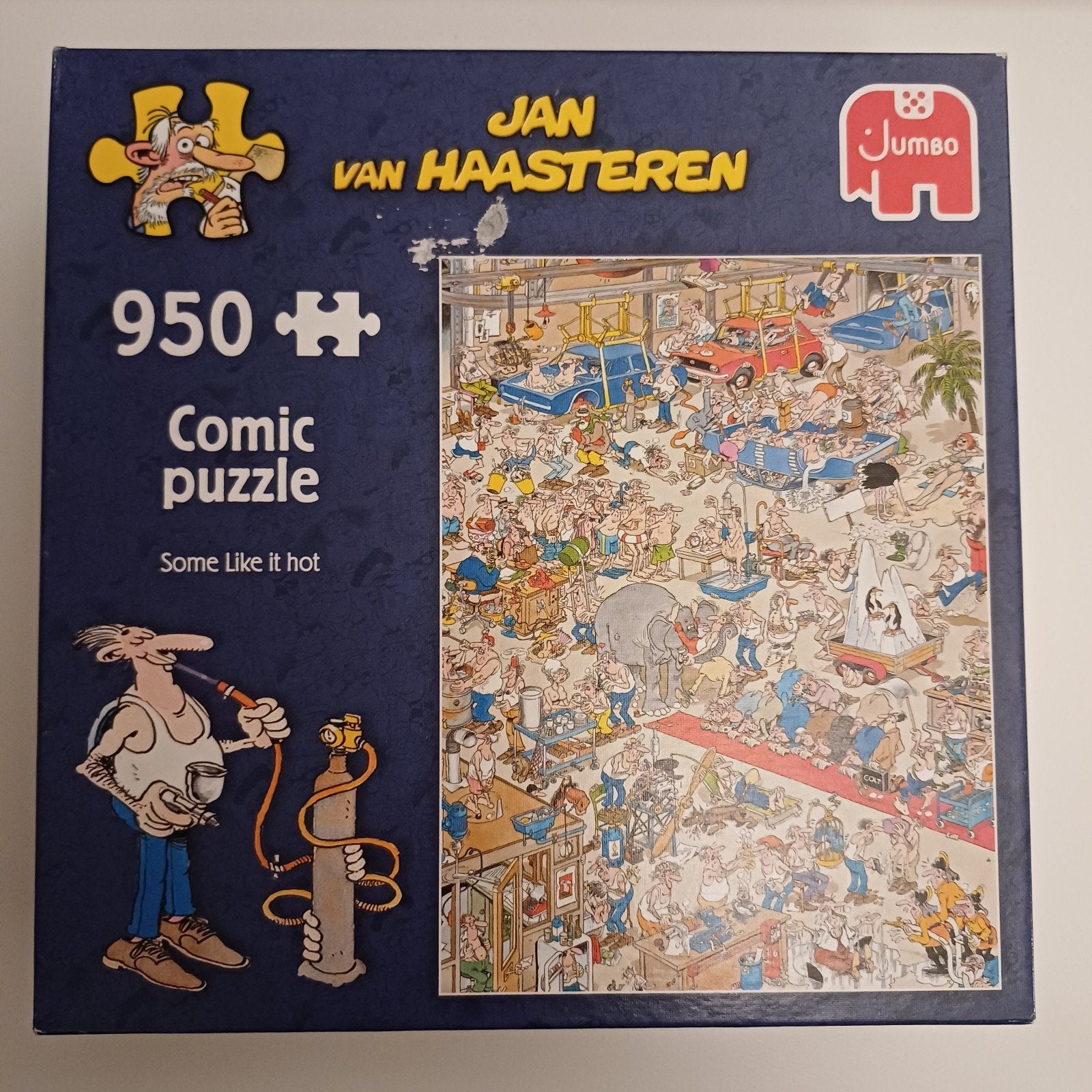 Jan van Haasteren puzzel SOME LIKE IT HOT 950 stukjes, Ophalen, 500 t/m 1500 stukjes, Zo goed als nieuw, Legpuzzel