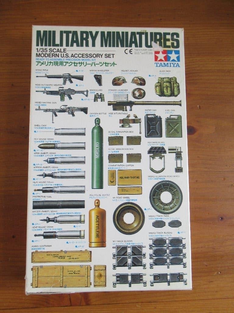 Modern US Accessory set (Tamiya 1/35), Ophalen of Verzenden, Nieuw, 1:35 tot 1:50, Diorama