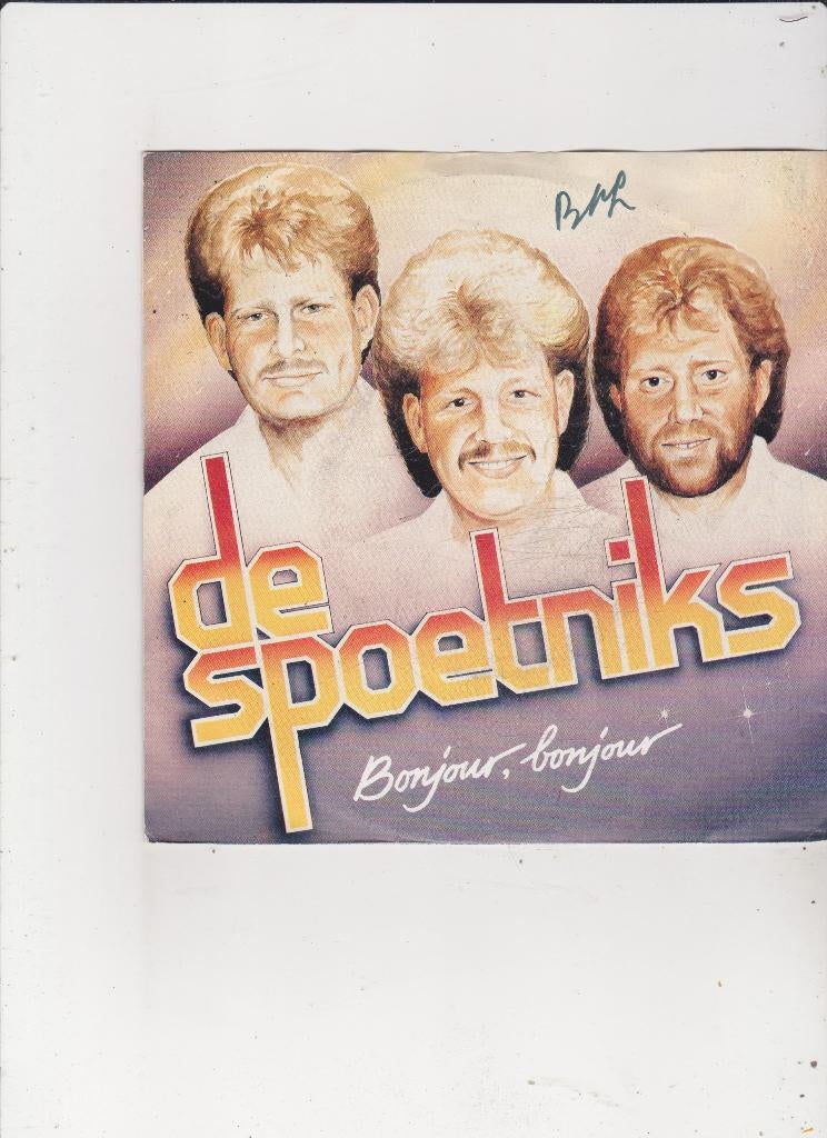 Single De Spoetniks - Bonjour, bonjour, Ophalen of Verzenden, Gebruikt, 7 inch, Pop