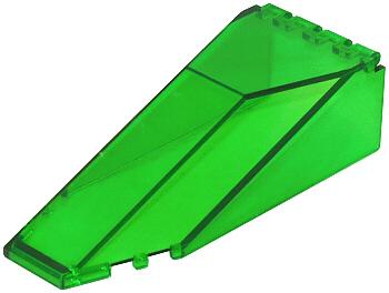Lego Trans-Green Windscreen 10 x 4 x 2 13 Canopy, Kinderen en Baby's, Speelgoed | Duplo en Lego, Ophalen of Verzenden, Gebruikt