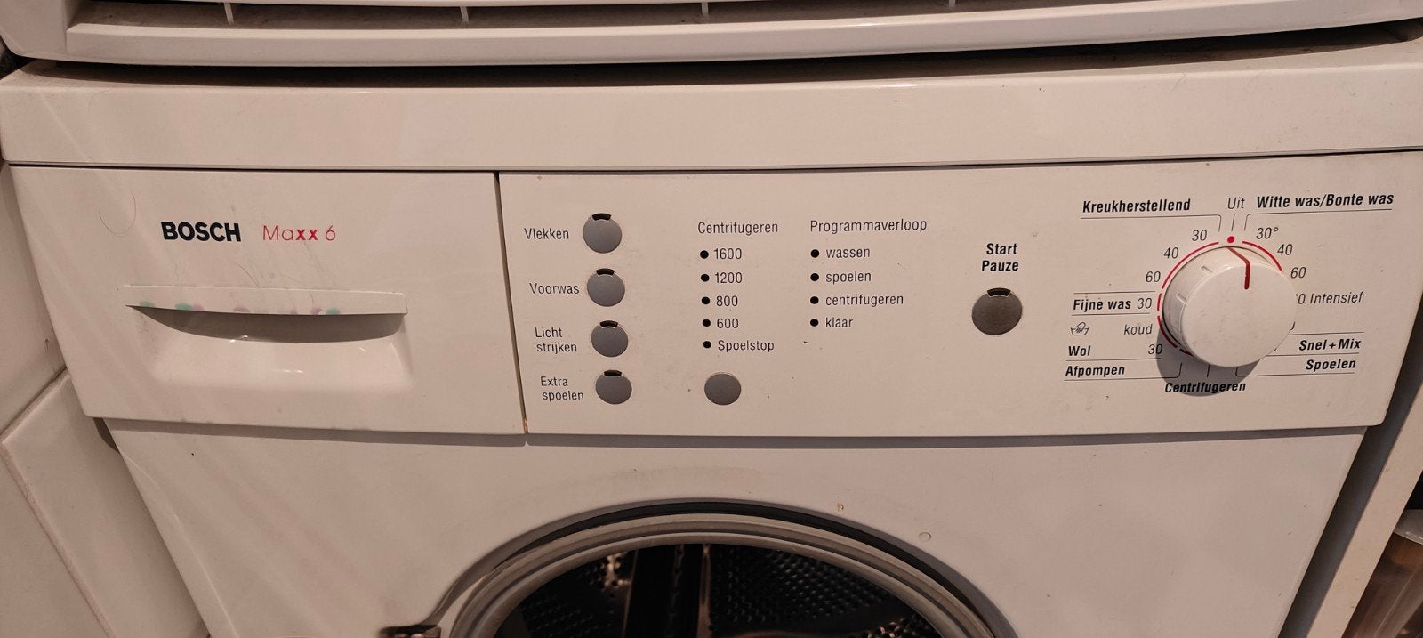 Bosch Maxx 6 Wasmachine - Goede staat, Witgoed en Apparatuur, Ophalen, 6 tot 8 kg, Gebruikt, Wolwasprogramma