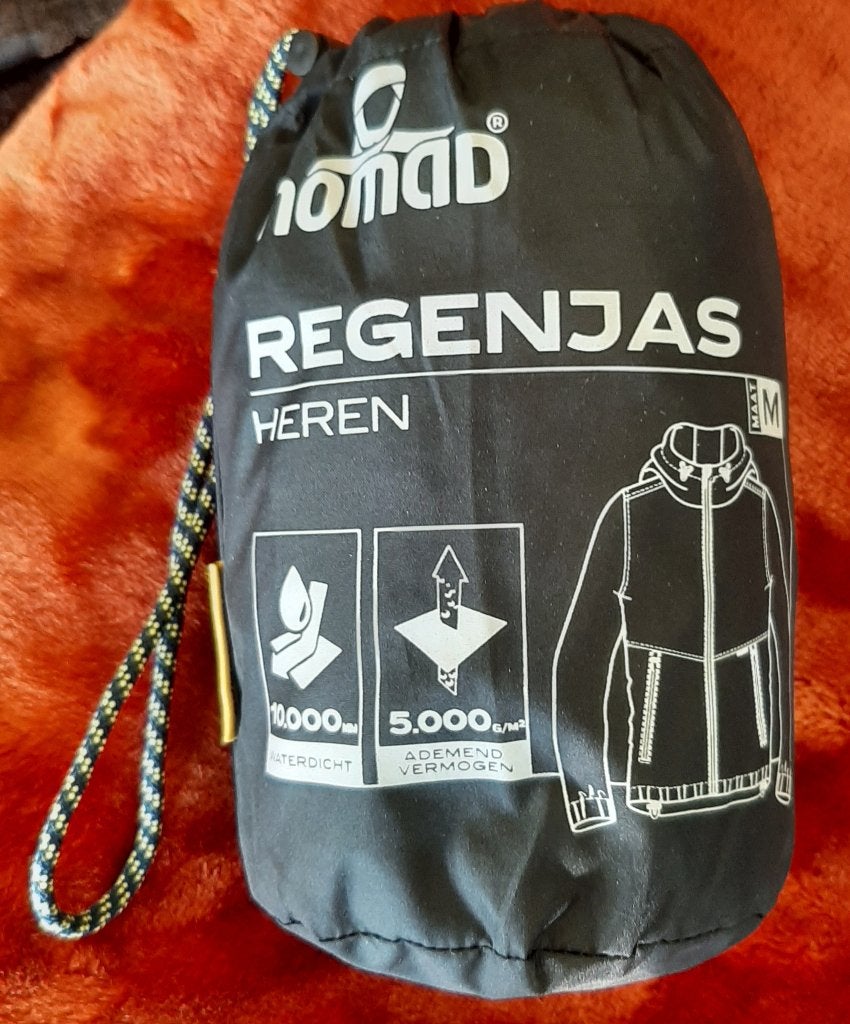 Nomad regenjas maat M / 50, Ophalen, Nieuw, Regenjas, Heren