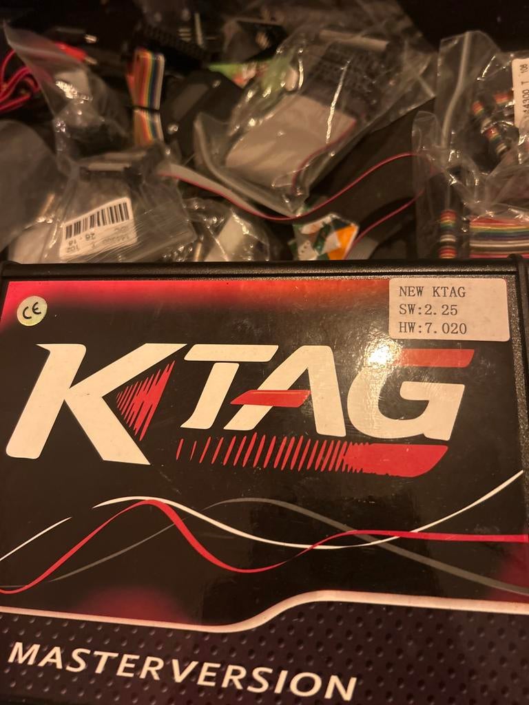 KTAG Master V2.25 ECU Chiptuning Set + Kabels, Auto diversen, Ophalen of Verzenden, Zo goed als nieuw