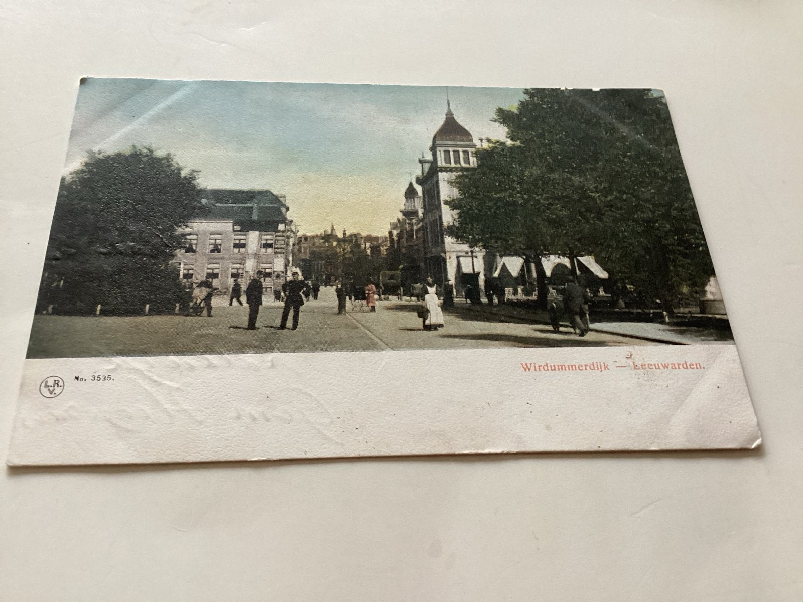 Oude Ansichtkaart Wirdumerdijk - Leeuwarden, Ophalen of Verzenden, Voor 1920, Ongelopen, Friesland