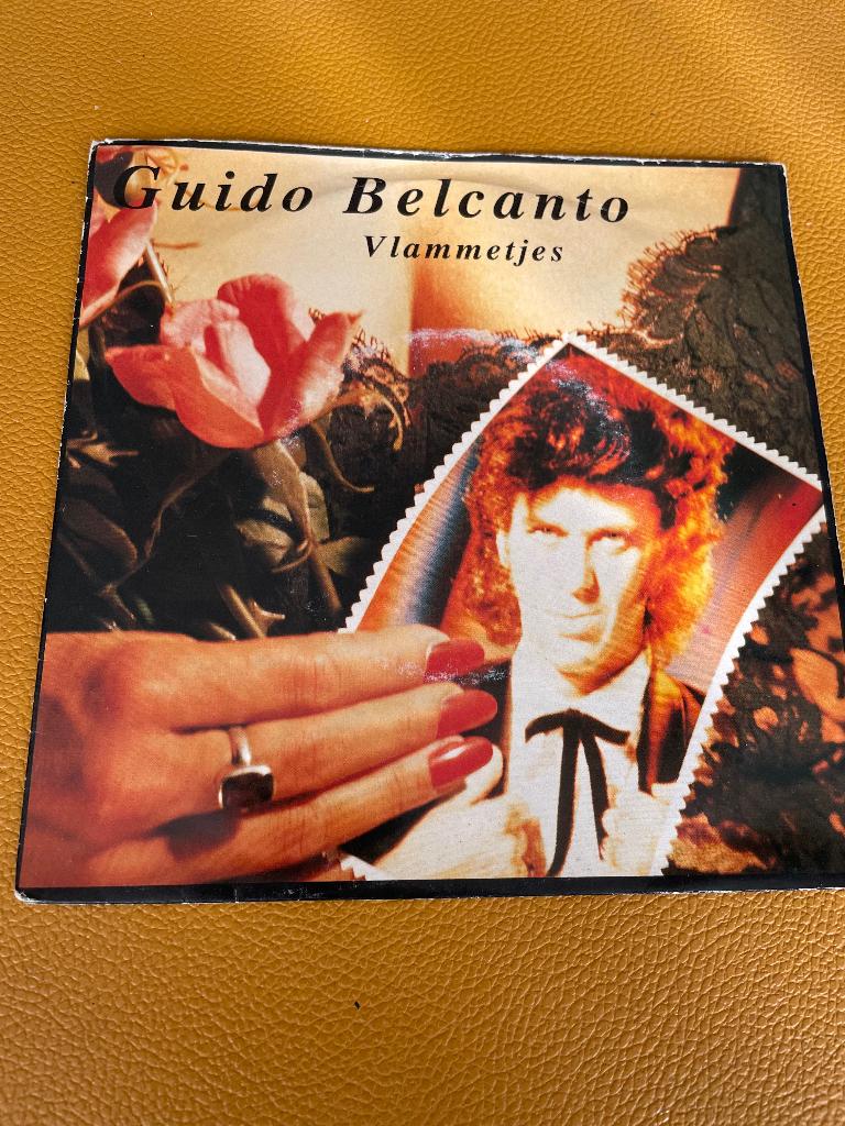 Single Guido Belcanto - Vlammetjes, Gebruikt, 7 inch, Nederlandstalig, Single