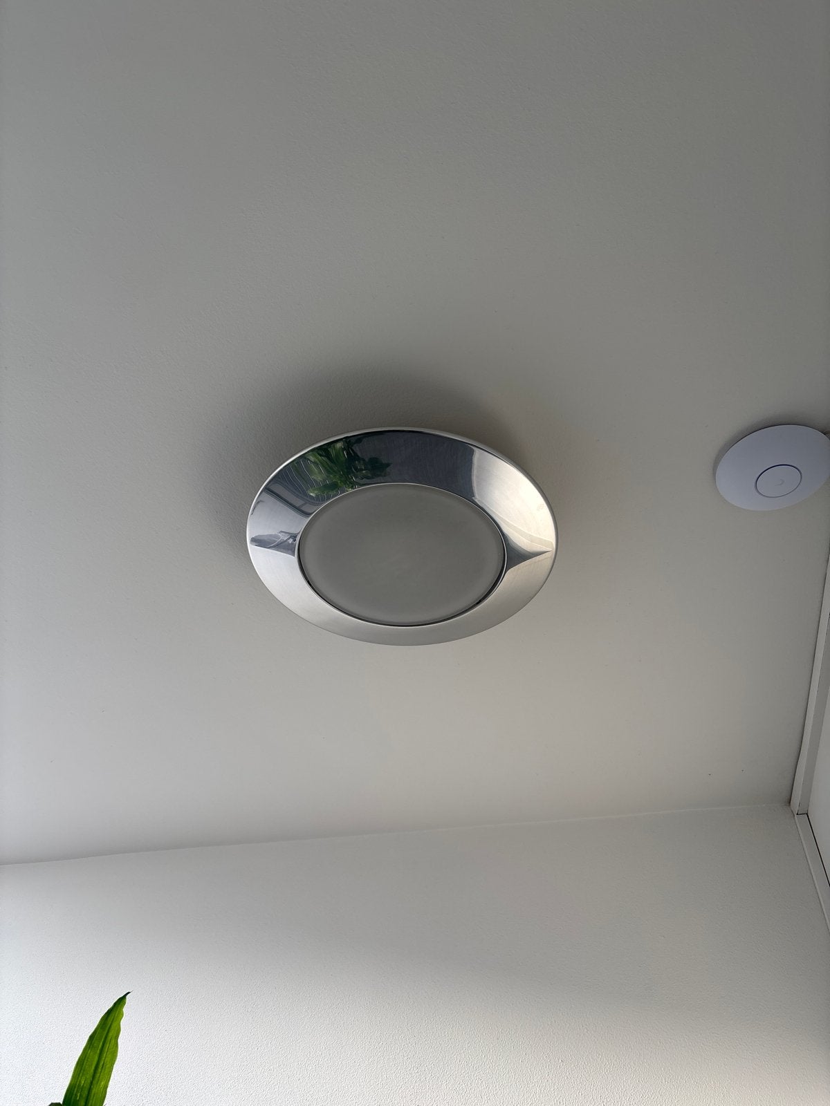 plafondlamp plafoniere Flos Mira - Ezio Didone, Zilver, Gebruikt, Modern, Ophalen of Verzenden