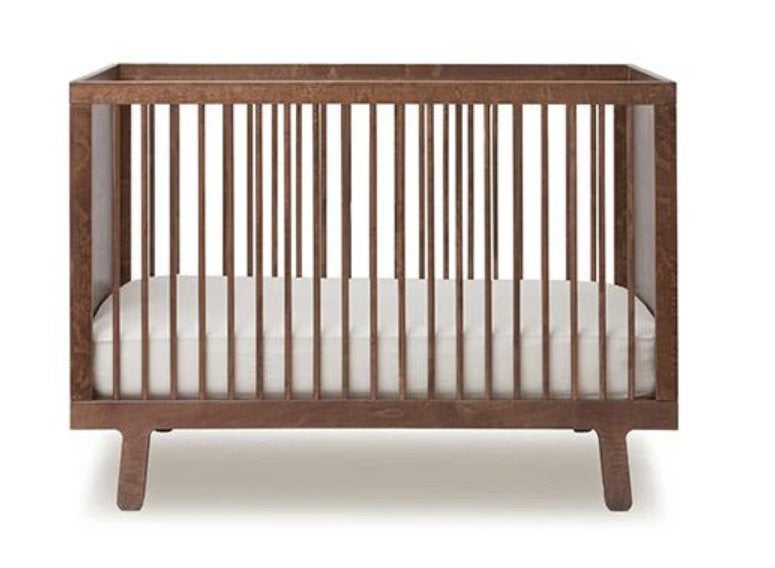 Oeuf NYC Sparrow Bed - Incl conversieset - Zeer goede staat, Ophalen, Gebruikt, Bruin, 190 cm of minder