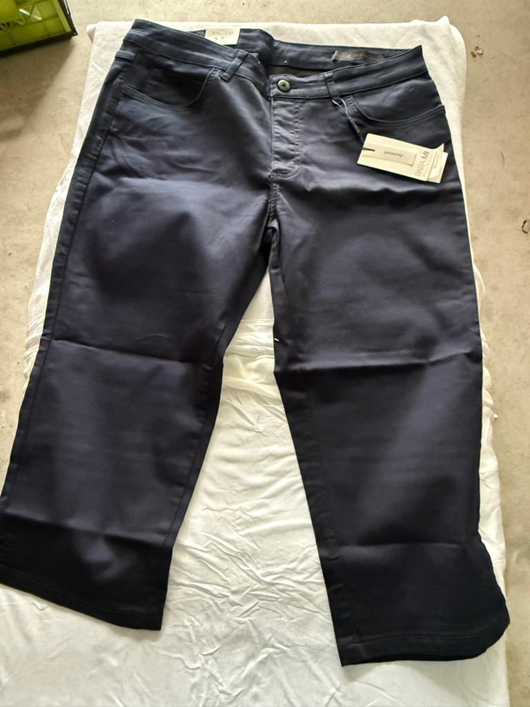 ParaMi Lisa Slim Leg Broek - Navy W46/L20, Blauw, Maat 46/48 (XL) of groter, Nieuw, Ophalen of Verzenden