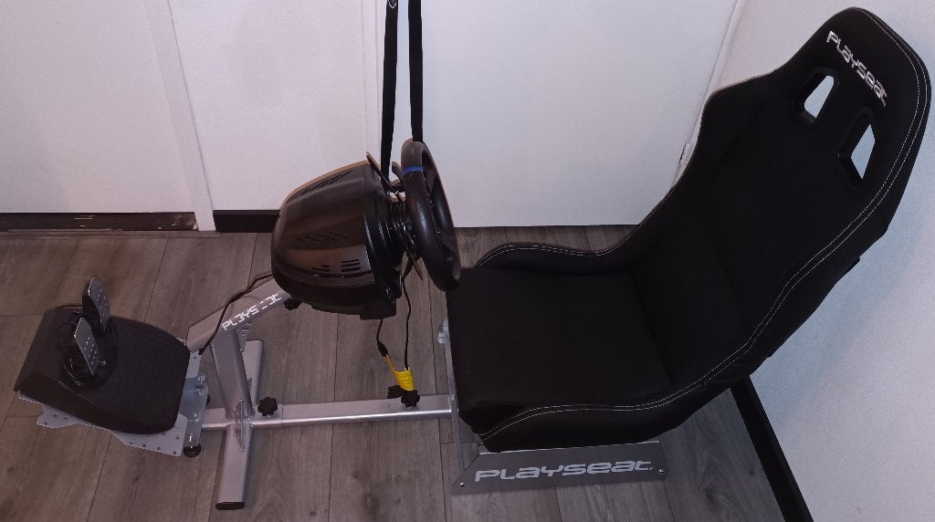 playseat evolution met thrustmaster T300 RS racing wheel, Ophalen, Zo goed als nieuw, Playseat of Racestoel, PlayStation 3