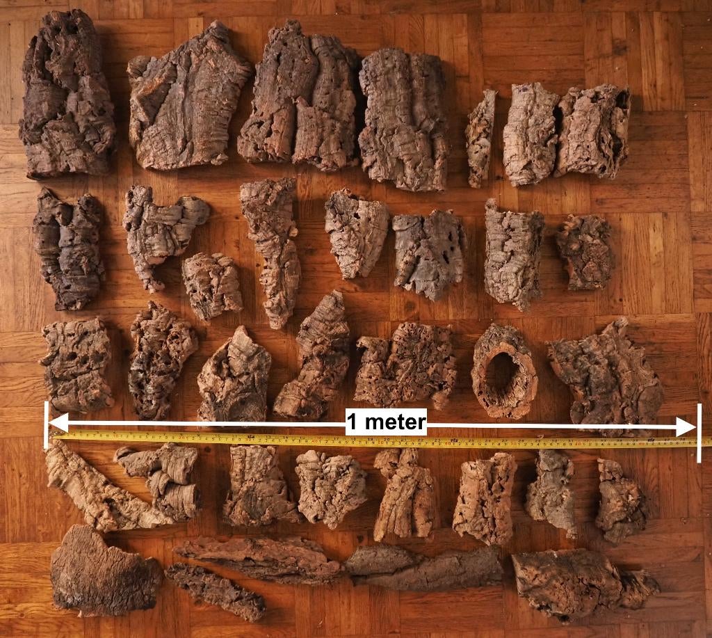 Partij 30 x Kurkschors 5x schors totaal 2,8KG Terrarium, Dieren en Toebehoren, Ophalen of Verzenden, Zo goed als nieuw