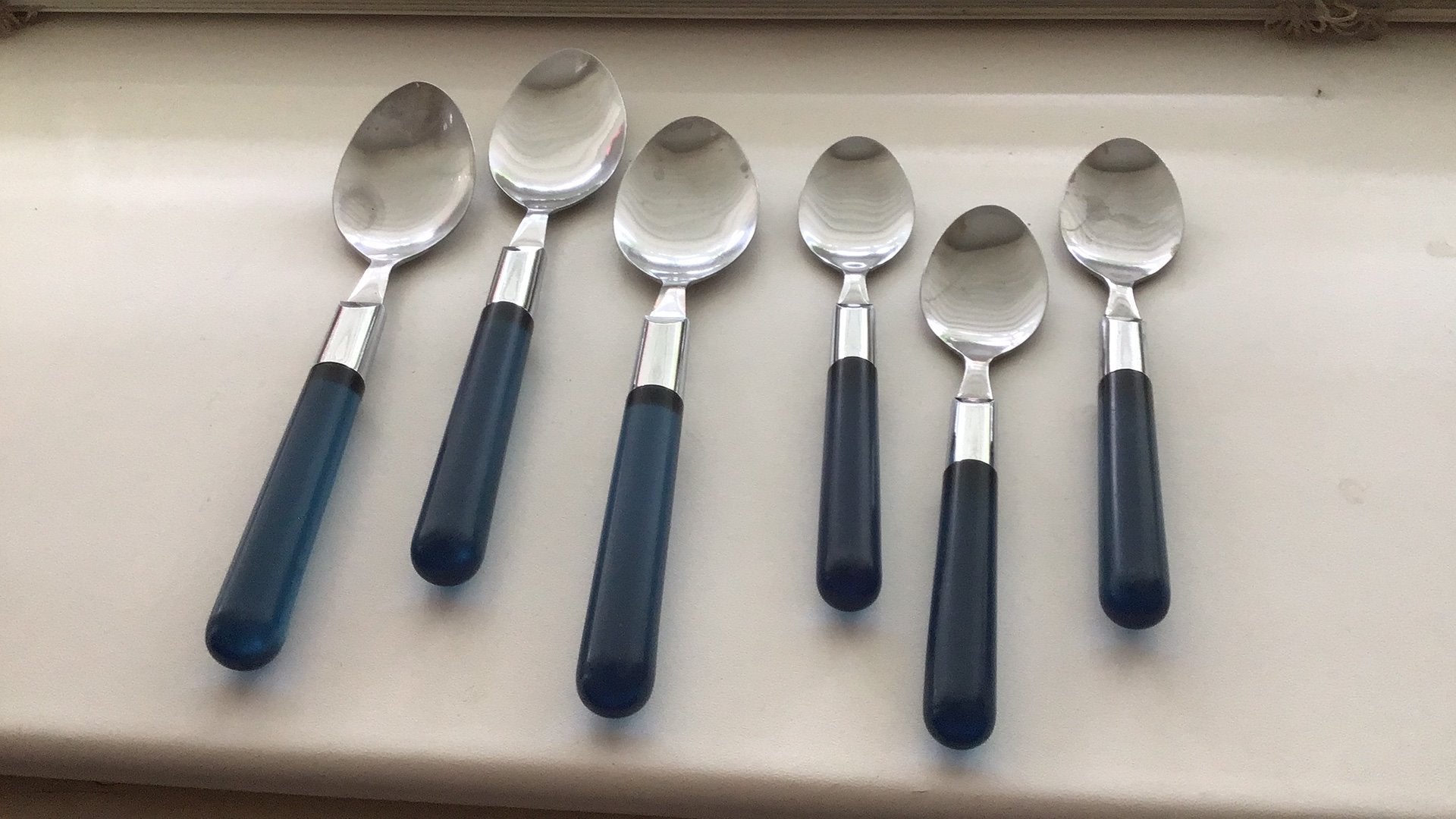 Ikea Mejsel lepels 6 x, Ophalen of Verzenden, Rvs of Chroom