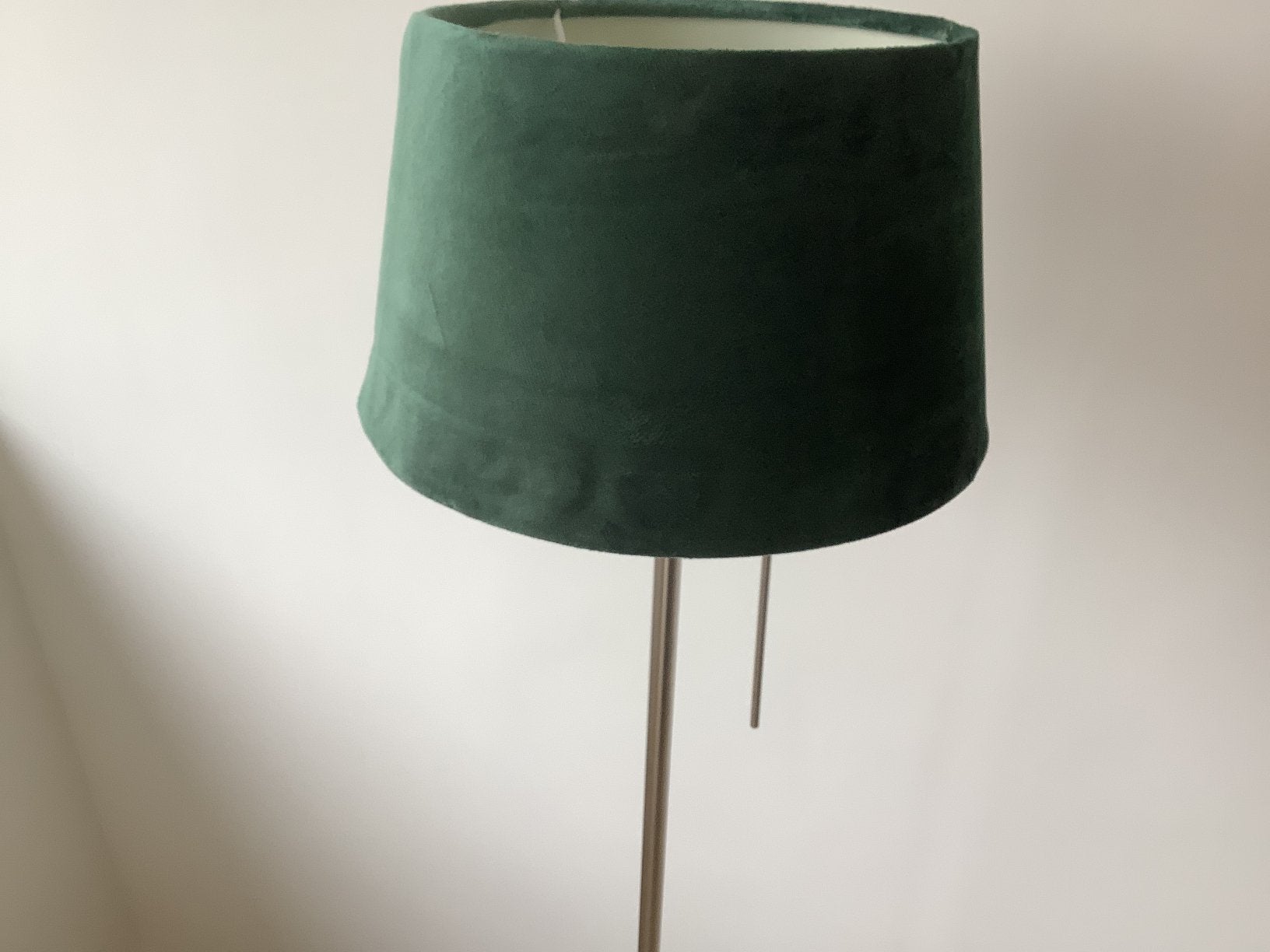 Lampenkap “2 stuks”velvet groen !, Ophalen, Zo goed als nieuw, Groen, Rond