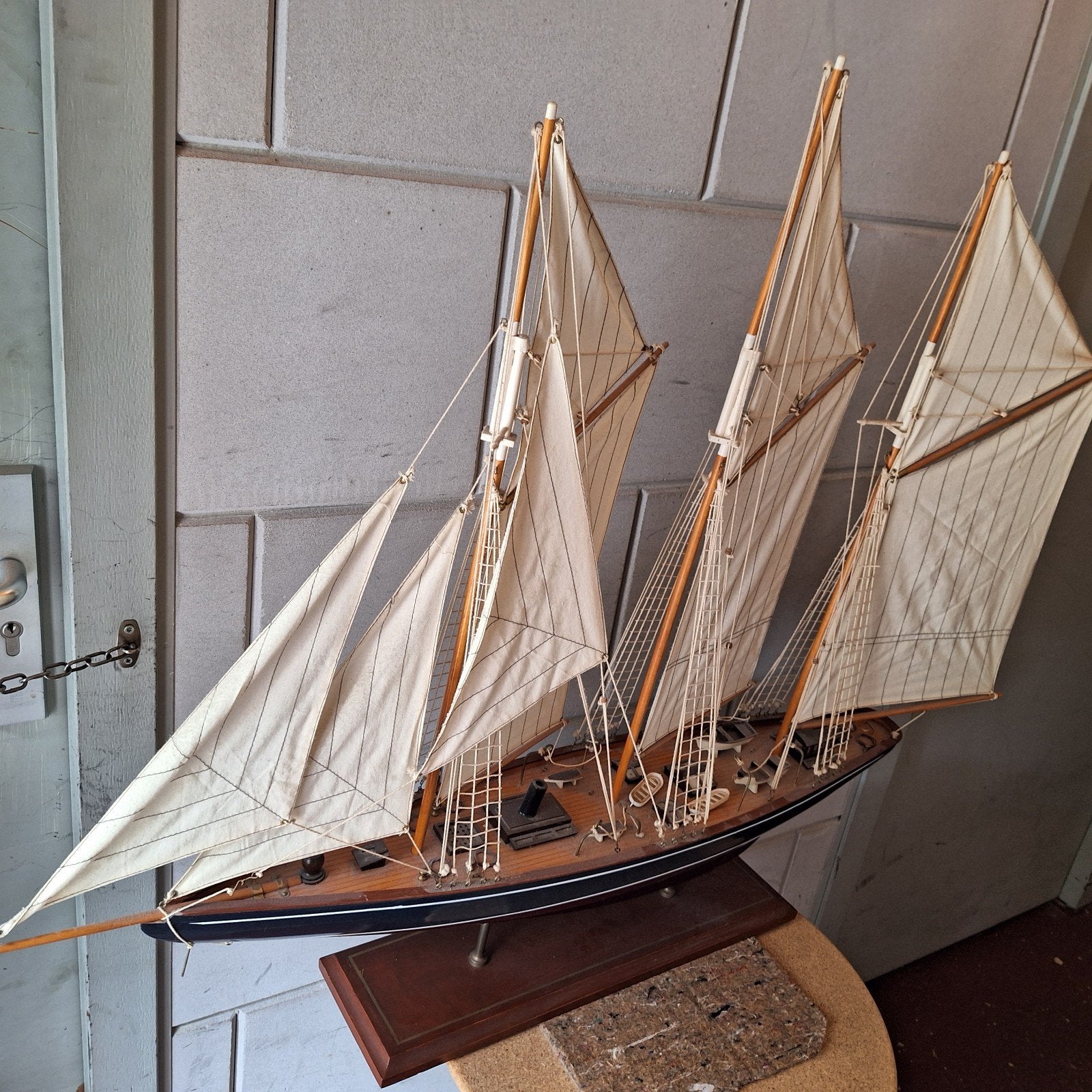 Gedetailleerd scheepsmodel - 120x90cm hoog, Ophalen of Verzenden, Zo goed als nieuw