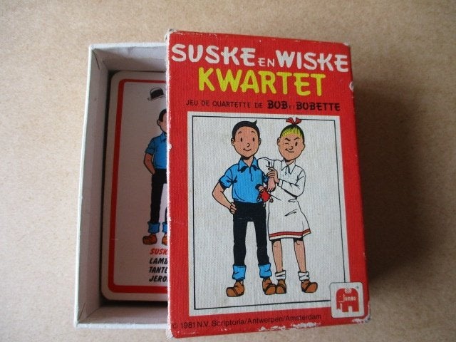 adv10413 suske en wiske kwartet 1, Ophalen, Suske en Wiske, Gebruikt, Boek of Spel