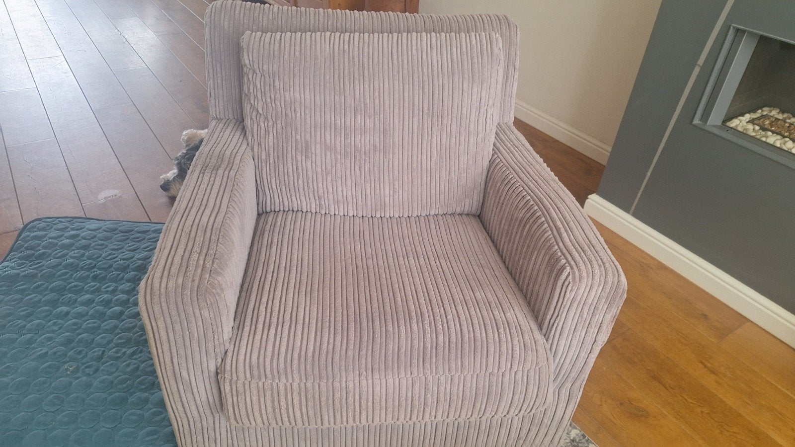 luxe corderoy fauteuil, Ophalen, Overige materialen, Eenpersoons, 75 tot 100 cm