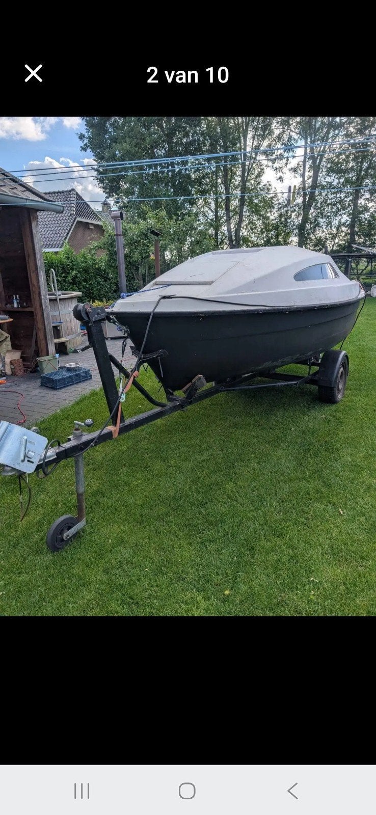 Leuk kajuit bootje met trailer boot, Auto's, Origineel Nederlands, Particulier, Caprice, 170 pk
