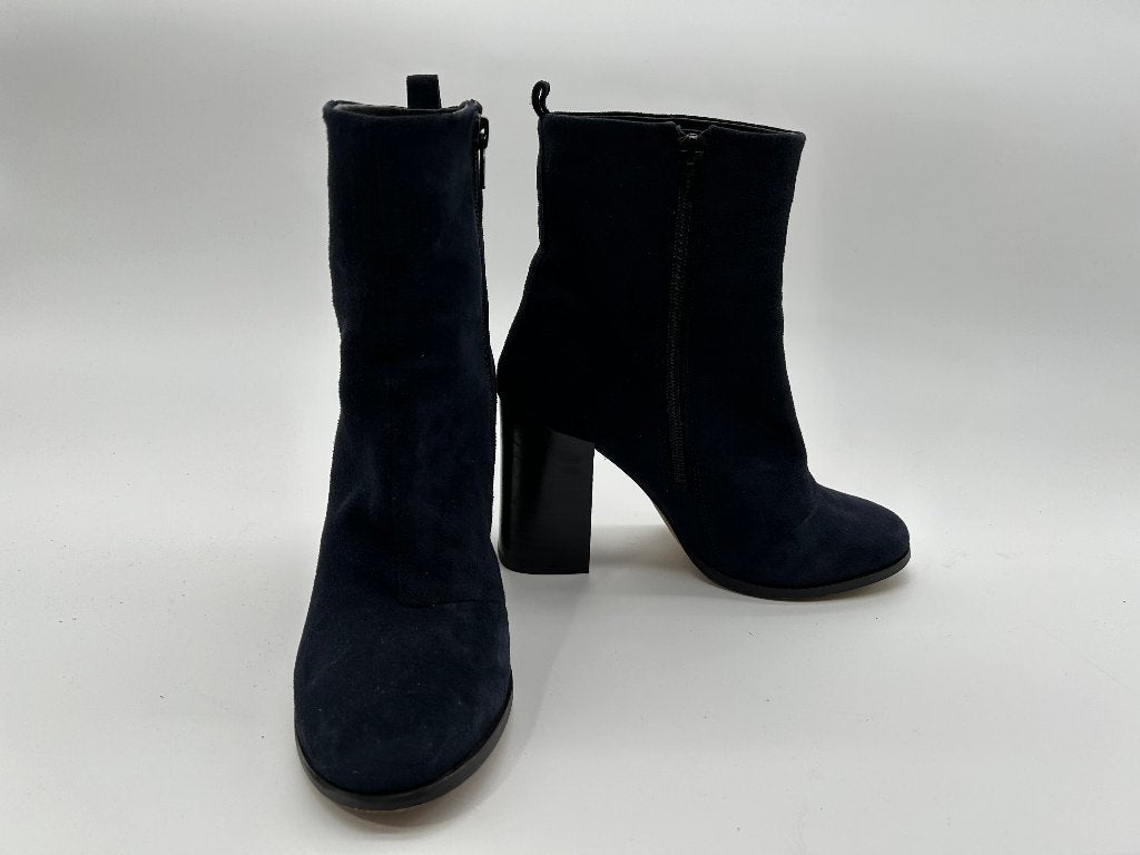 SPM, maat 39 super mooie blauw suède laarsjes, SPM, Lage of Enkellaarzen, Zo goed als nieuw, Verzenden
