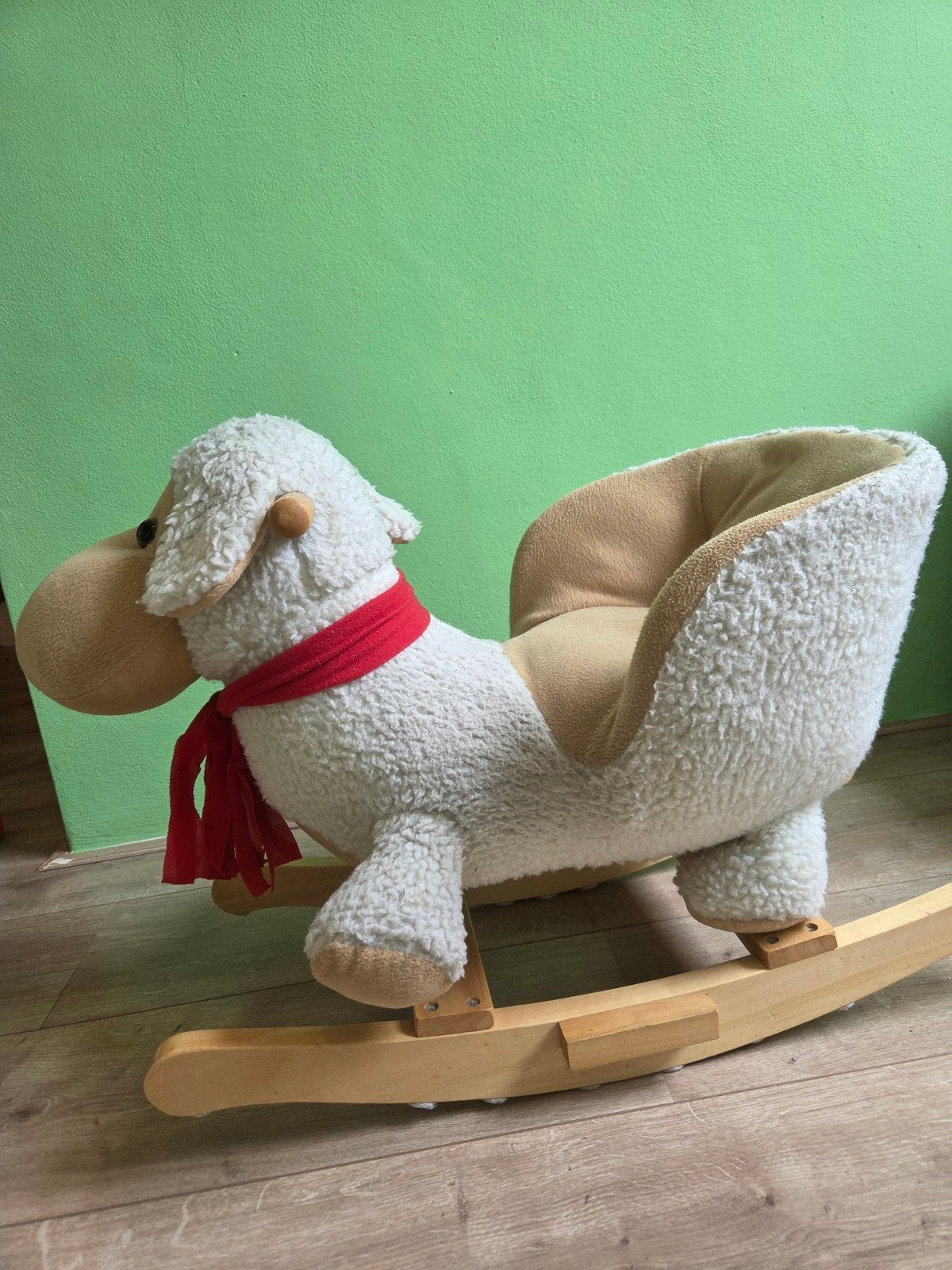 Schattig schaap schommelpaard voor kinderen, Ophalen, Gebruikt, Jongen of Meisje