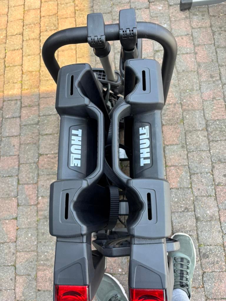 Thule EasyFold fietsen drager, Auto diversen, Elektrische fiets, Ophalen of Verzenden, Zo goed als nieuw, 2 fietsen