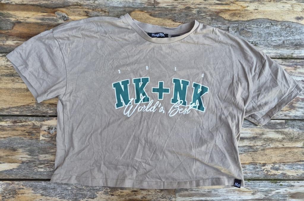 Nik &Nik  shirt (kort), Kinderen en Baby's, Kinderkleding | Maat 164, Meisje, Nik&Nik, Ophalen of Verzenden, Zo goed als nieuw