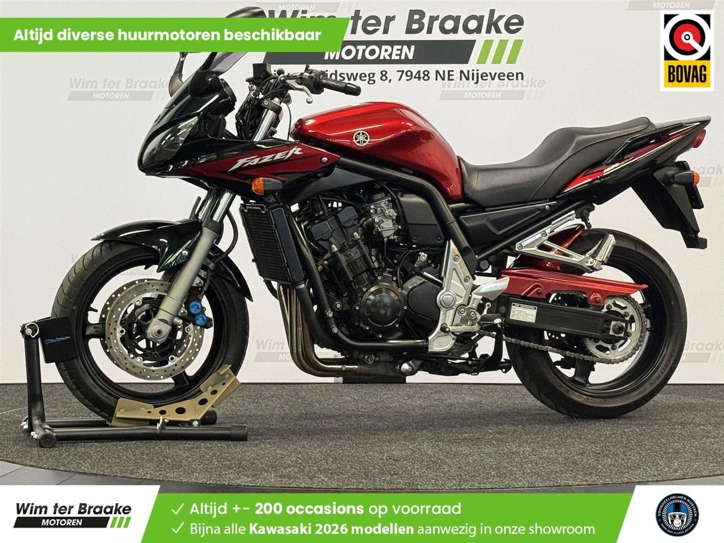 Yamaha FZS 1000 Fazer (bj 2006) 37,125 km, Motoren, Motoren | Yamaha, 4 cilinders, Motorrijbewijs A, Bedrijf, Onbekend