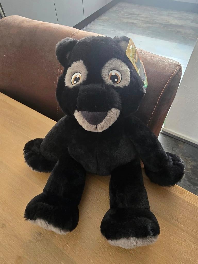 panter knuffel   (4), Ophalen of Verzenden, Zo goed als nieuw, Overige typen