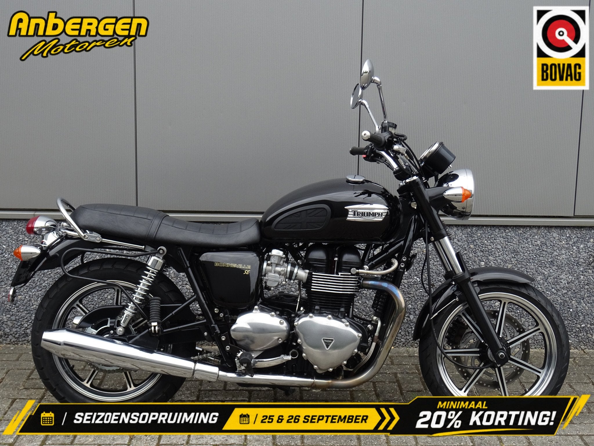 Triumph BONNEVILLE SE (bj 2009), 865 cc, Naked bike, Gebruikt, Bedrijf