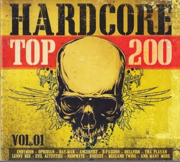 Hardcore Top 200 Vol.01  Originele 4CD Box in Folie, Ophalen of Verzenden, Nieuw in verpakking, Boxset