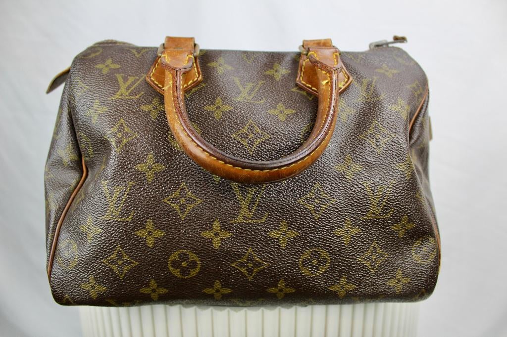 Louis Vuitton Speedy 25 - 1111, Sieraden, Tassen en Uiterlijk, Tassen | Damestassen, Gebruikt, Bruin, Ophalen of Verzenden, Lv