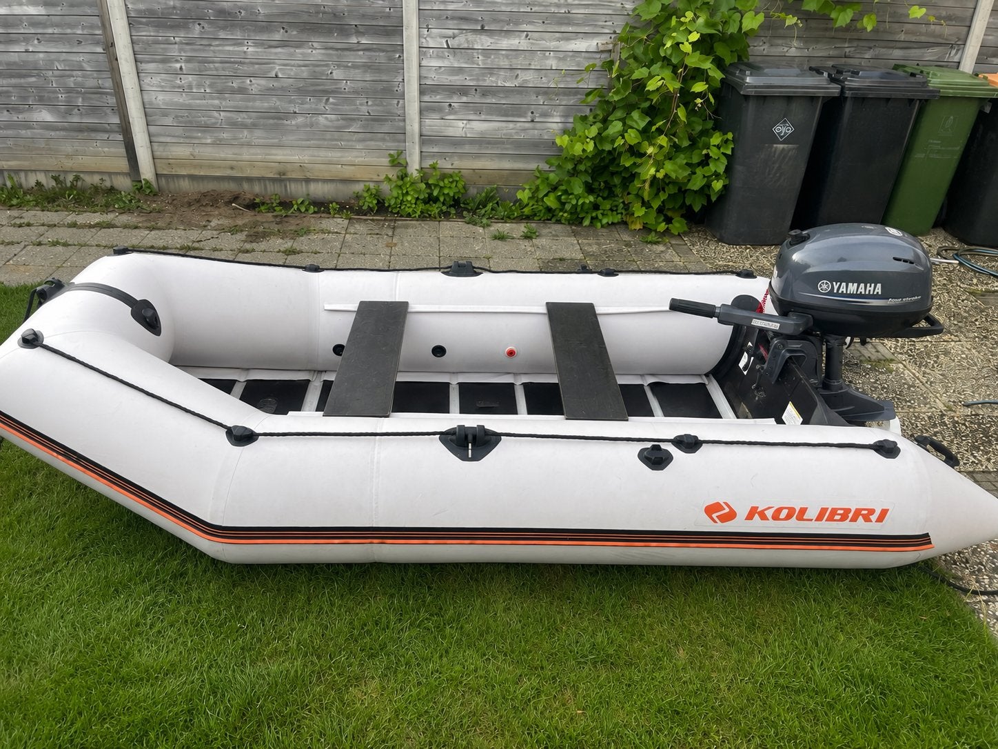 Kolibri KM-330 + Yamaha 6PK 4-Takt Set, Ophalen of Verzenden, Buitenboordmotor, Brandstoftank, Kolibri