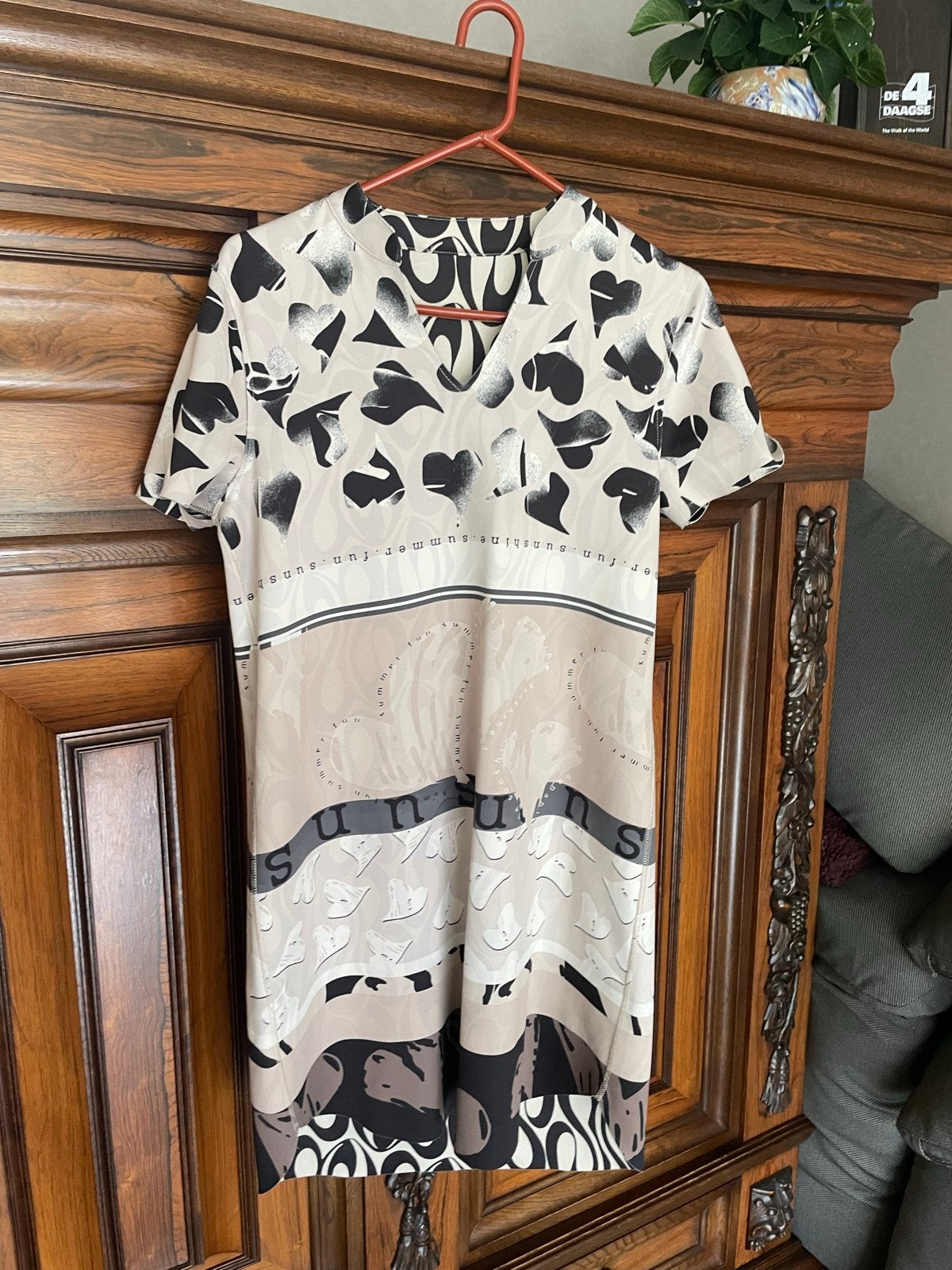 TUZZi Jurk Maat 40 - Dubbelzijdig Draagbaar Design, Kleding | Dames, Maat 38/40 (M), Meerkleurig, Ophalen of Verzenden, Zo goed als nieuw