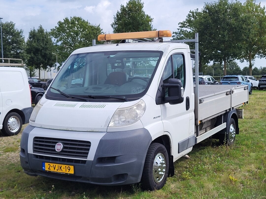 Fiat Ducato Open Box, HIAB Kraan 101pk 33 2.2 MulitiJet MLH1, Auto's, Euro 5, 101 pk, Gebruikt, 2700 kg
