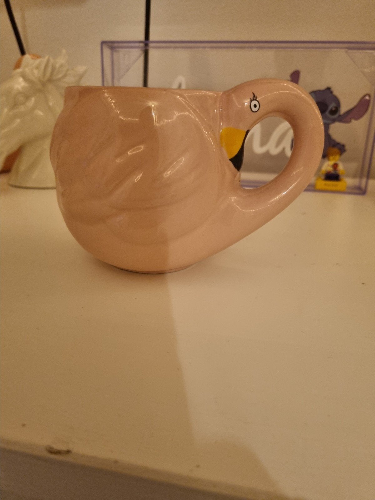 blond mok flamingo, Huis en Inrichting, Ophalen, Rond, Riet
