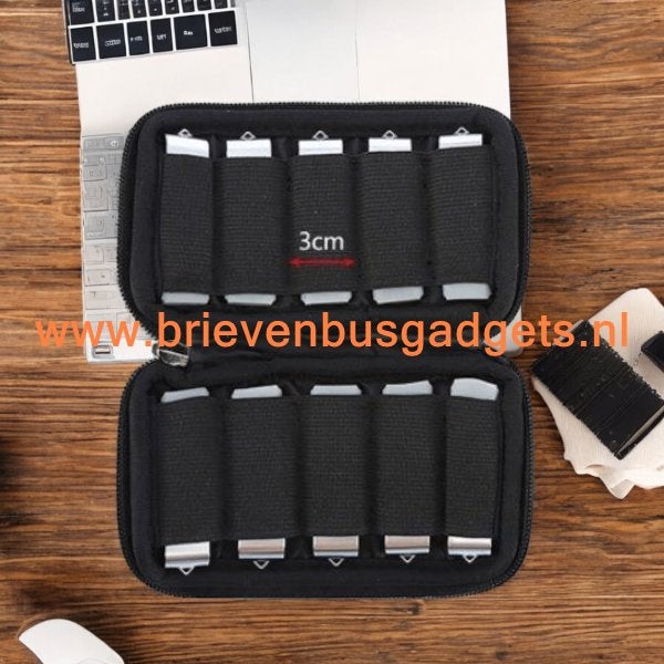 USB Stick Organizer Map, Nieuw, Www.brievenbusgadgets.nl, Www.brievenbusgadgets.nl, Verzenden