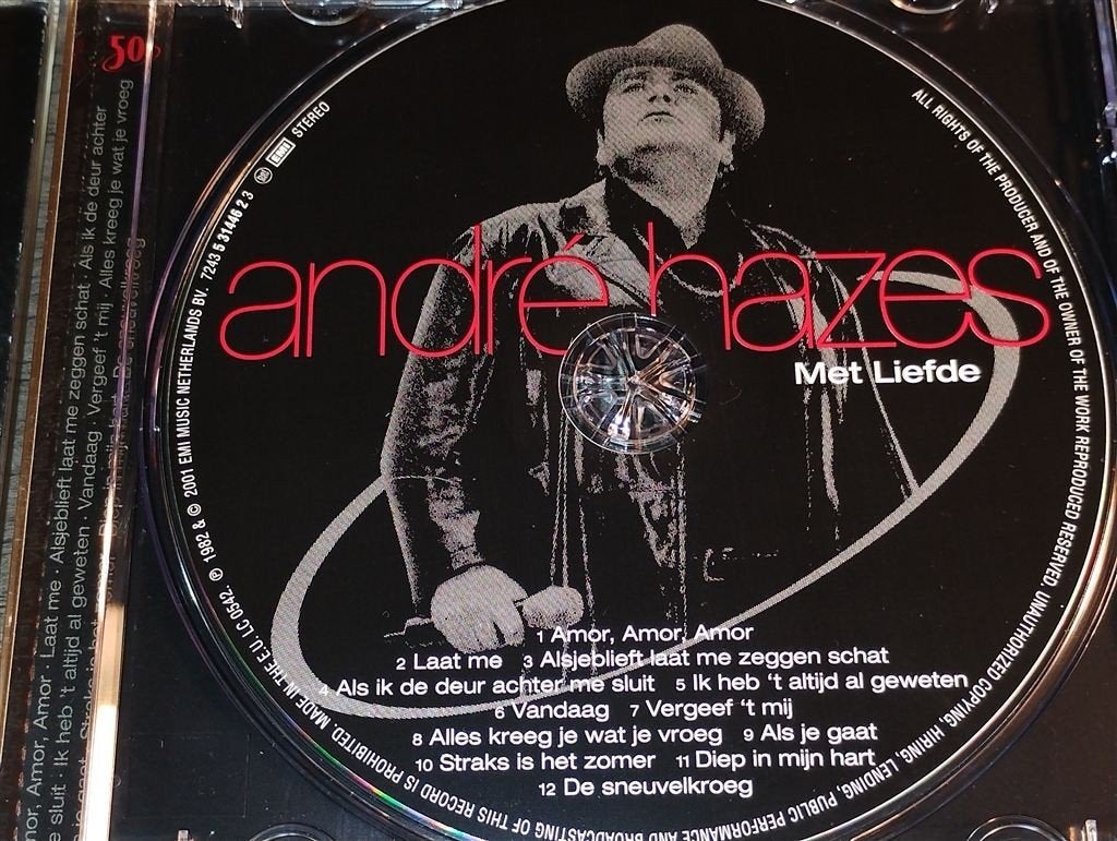 Andre Hazes - Met Liefde [24 Bit], Ophalen of Verzenden, Zo goed als nieuw, Levenslied of Smartlap