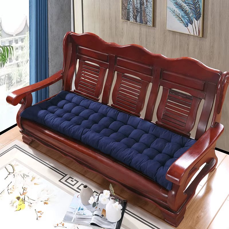 Donkerblauw Kussen Voor Bank Of Stoel Zitkussen Rugleuning, Huis en Inrichting, Verzenden, Nieuw, Blauw, Overige vormen
