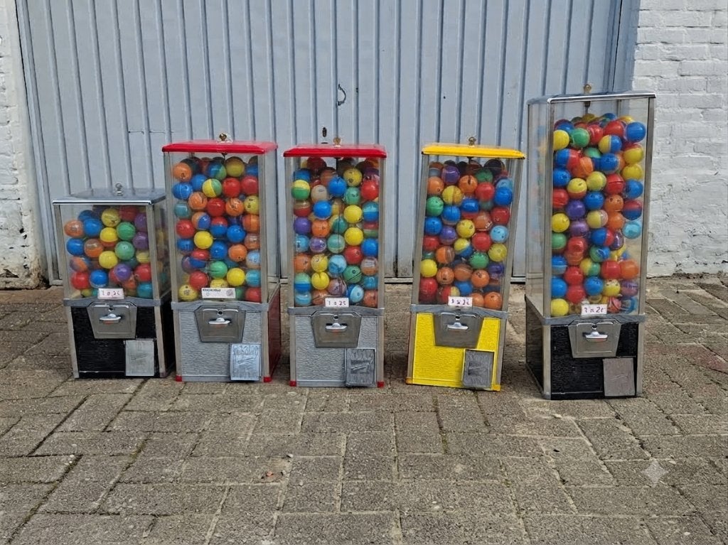 2€ 50 / 55mm Capsule automaat ballen kauwgom, Verzamelen, Automaten | Overige, Ophalen of Verzenden, Gebruikt