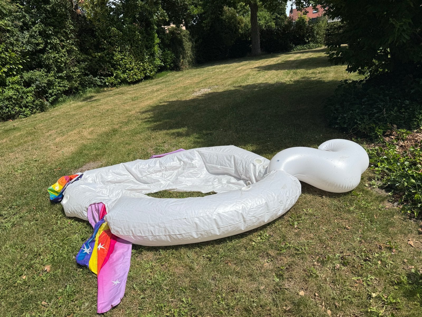 Unicorn Party Island - Opblaasbaar Feest Eiland, Ophalen, Nieuw