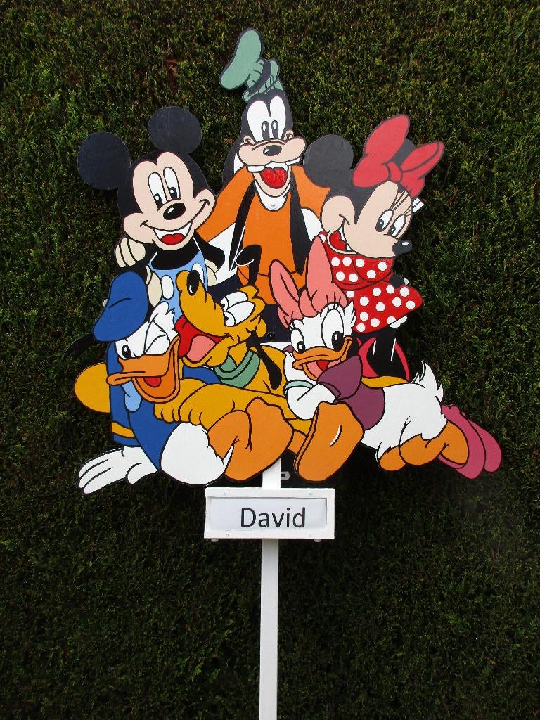 Geboorteborden o.a Geboortebord Fam Mickey Mouse., Ophalen, Nieuw, Geboortebord
