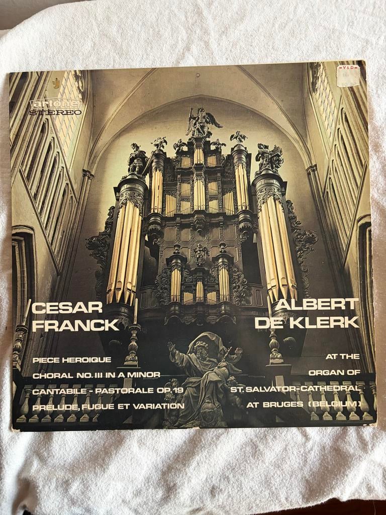 Vinyl Cesar Franck / Albert De Klerk - Orgelmuziek LP, Gebruikt, Overige typen, Ophalen of Verzenden, Romantiek