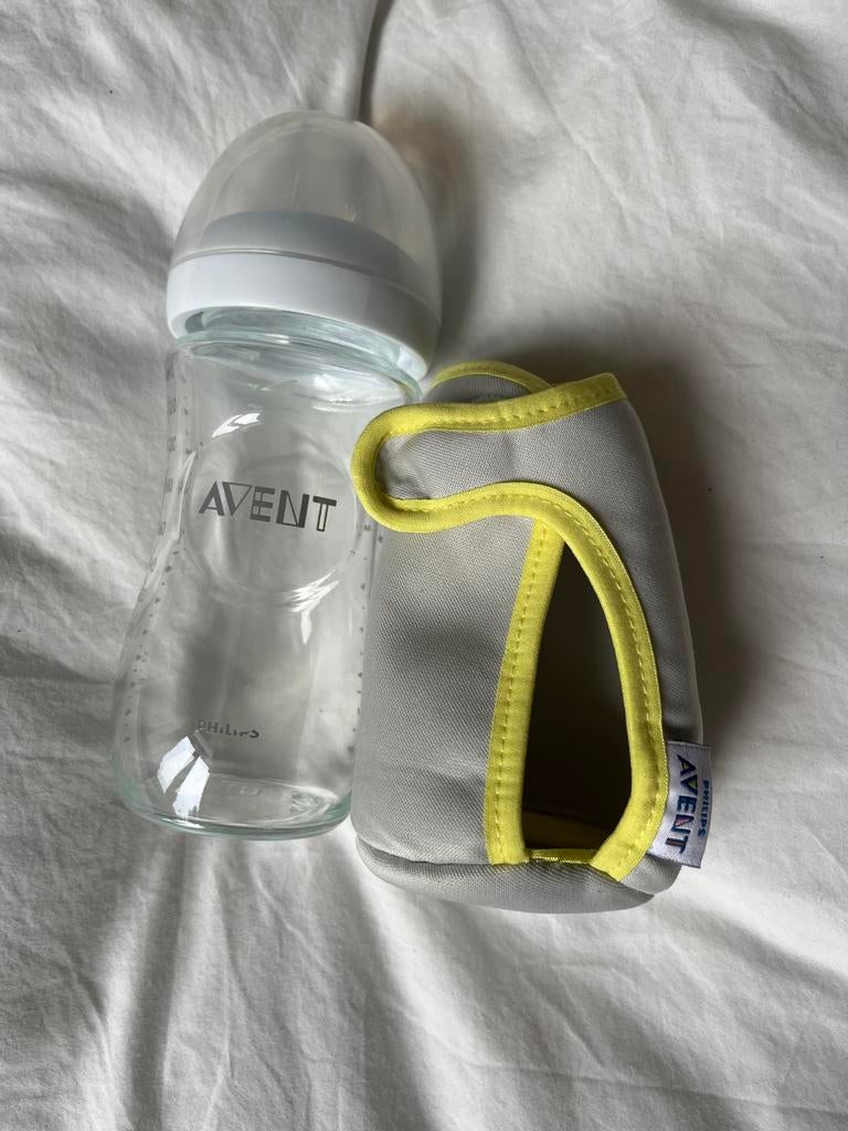 Philips Avent Melkfles 180 ml met Warmtehouder, Ophalen of Verzenden, Zo goed als nieuw, Overige typen