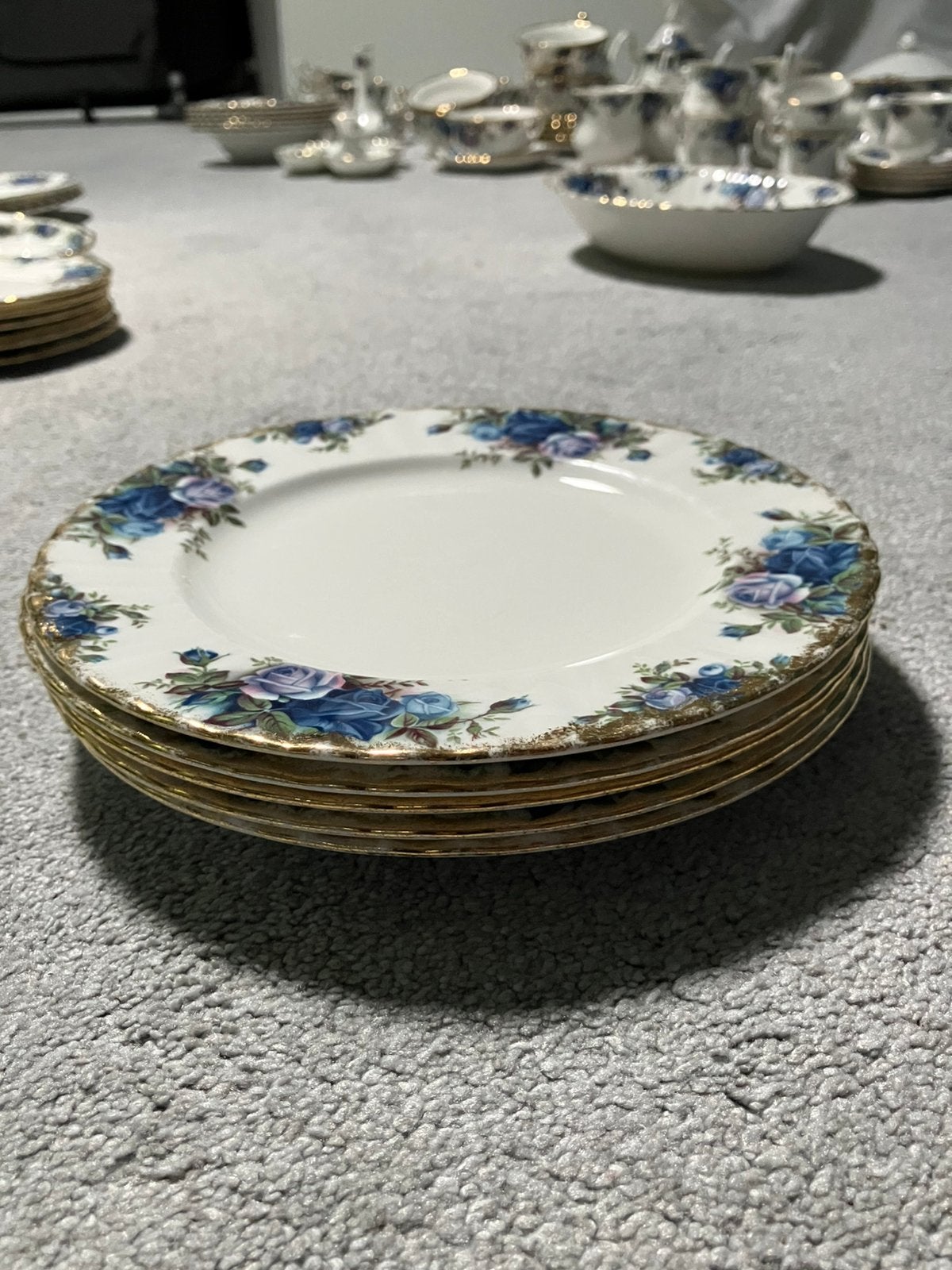 Royal Albert Moonlight Rose ontbijtbord, Ophalen