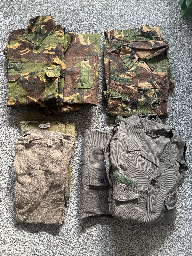 Militaire pakken, Ophalen, Kostuum of Pak, Maat 42/44 (L), Onbekend