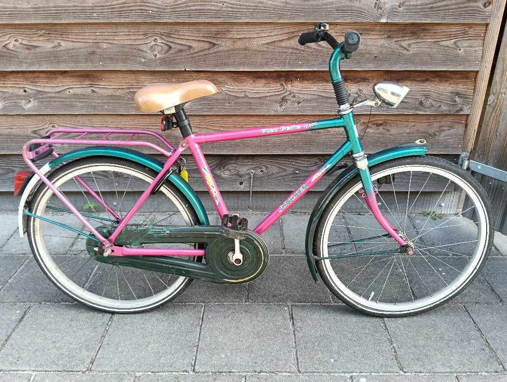 Kinderfiets 22 inch, Fietsen en Brommers, Ophalen, Gebruikt, Juncker, Terugtraprem