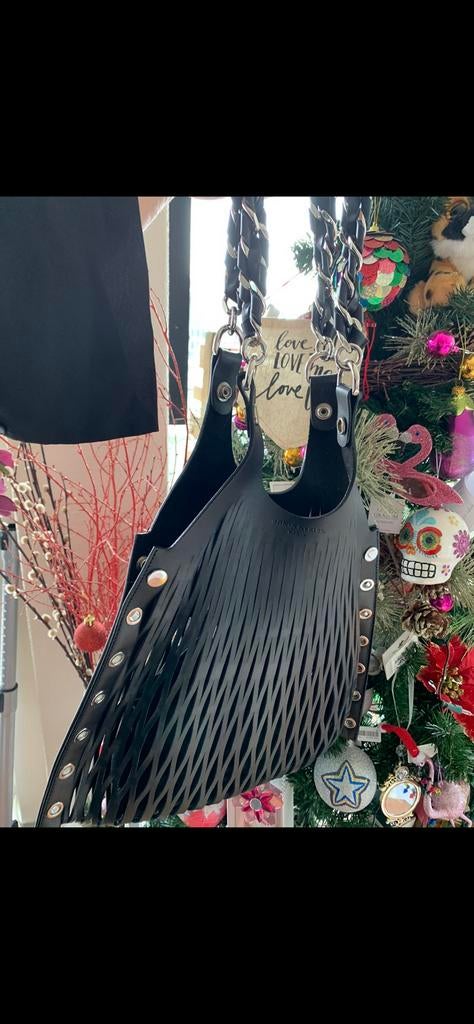New- Sonia Rykiel The Blatard bag Medium in Black Black, Ophalen of Verzenden, Nieuw, Zwart, Schoudertasje