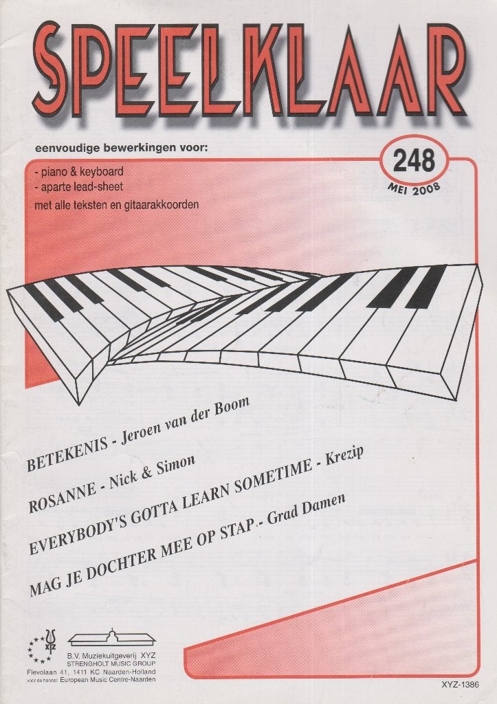 SPEELKLAAR 248 – MEI 2008, Gebruikt, Ophalen of Verzenden, Artiest of Componist, Piano